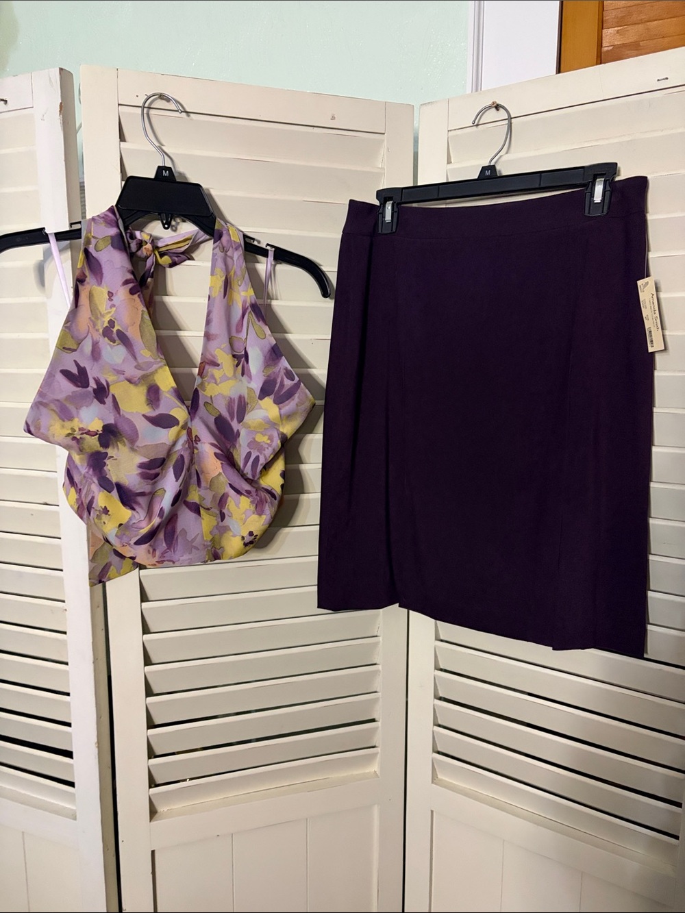 Two piece PREMIUM outfit including NWT skirt and NWT Club Monaco Top